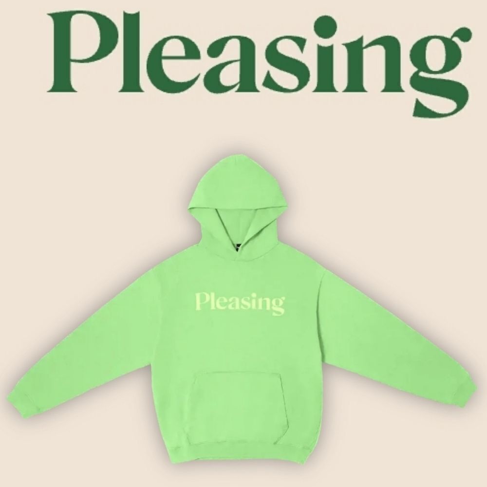 NEW PLEASING L GREEN POLLINATORS HOODIE HARRY STYLES POCKET SWEATSHIRT LARGE NWT